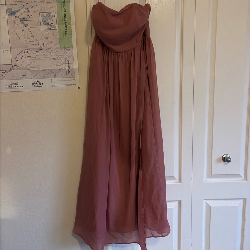 Birdy grey mulberry bridesmaid dress
